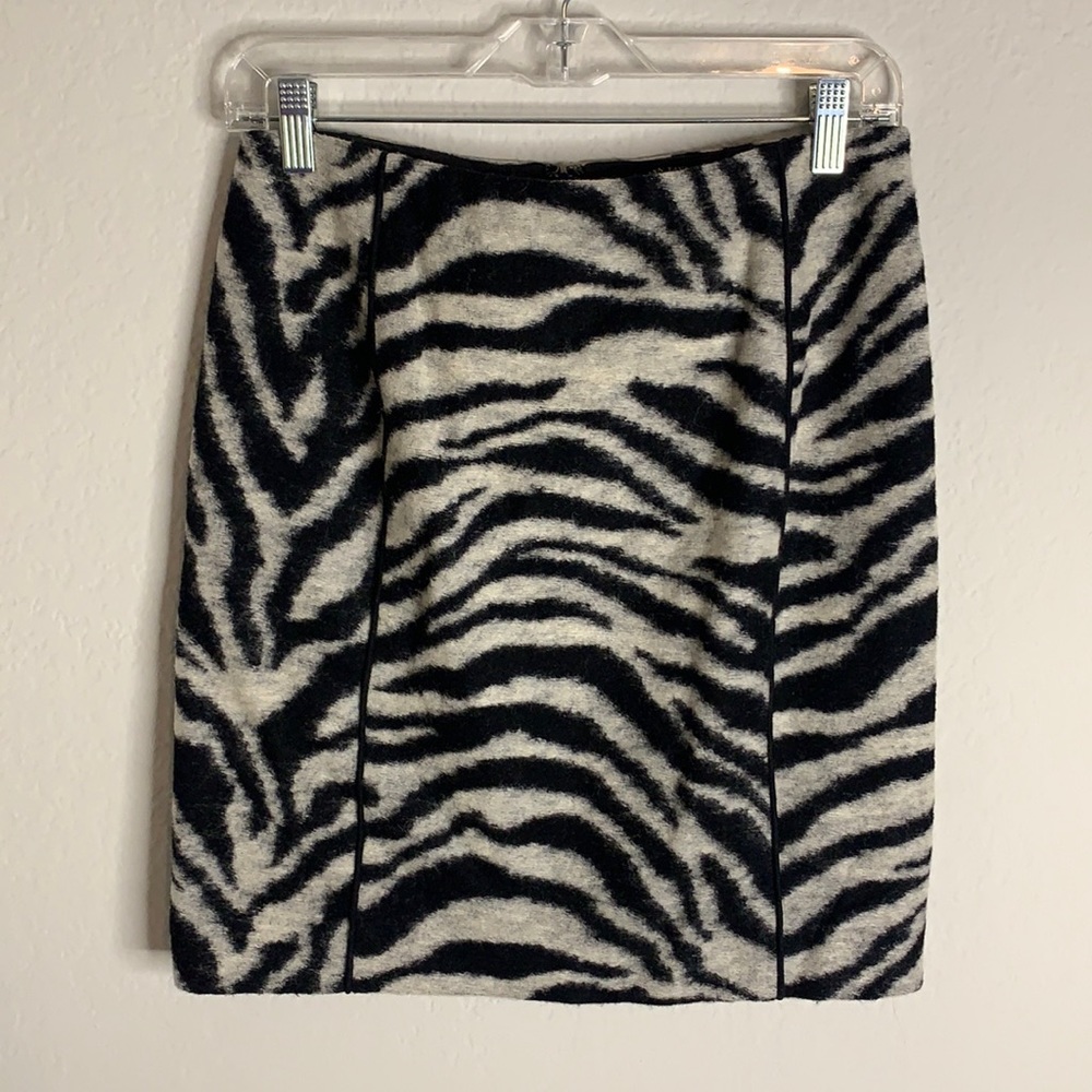 Zebra print Ann Taylor skirt